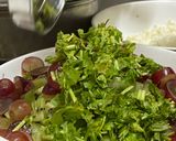 A picture of step 3 of Paneer kiwi salad.