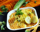 A picture of step 11 of Kanda poha (Mumbai style Kanda poha).