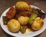 Foto langkah ke 4 dari resep Telur tempe terong balado.