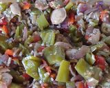 Foto del paso 7 de la receta: Llampuga o Pez Limón, en salsa de verduras mediterráneas