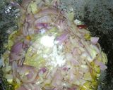 A picture of step 4 of Jackfruit curry in my style.