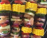 Foto del paso 6 de la receta: Brochette de pollo y verduras