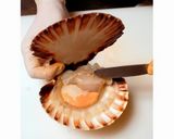 Foto del paso 1 de la receta: Vieiras al estilo asiático con chips de pastinaca