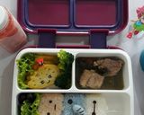 Foto langkah ke 5 dari resep Mommy bento shopkins bakut sayur asin.