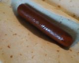 A picture of step 2 of Hotdogs in Tortillas.