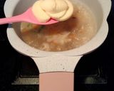 Foto langkah ke 4 dari resep Bubur Kaldu Ayam Kampung (MPASI Bayi 6 bln+).