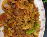 A picture of step 3 of Spicy chicken tikka macaroni.