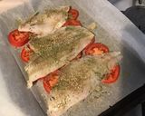 Une image de l'étape 5 de Filets de plie aux tomates,estragon et citron.