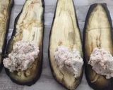 Une image de l'étape 5 de Cannellonis d’aubergines au bacon/ricotta.