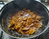 A picture of step 5 of Bamboo shoots prawns masala.