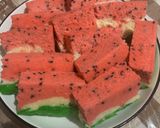 Foto langkah ke 7 dari resep Bolu Kukus Semangka Praktis.