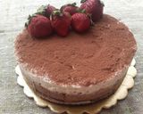 A picture of step 17 of Double Chocolate Mousse Cake.