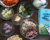 Foto langkah ke 1 dari resep Risoles ragout ayam + macaroni garing diluar, lembut didalam.