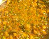 A picture of step 14 of Matar Mushroom Butter Masala.