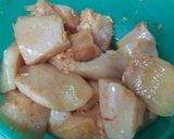 A picture of step 2 of Spinach (saag) chicken.