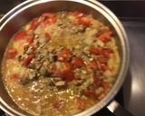 Une image de l'étape 4 de Spaghettis coupés aux sardines tomates et pecorino.