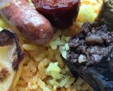 A picture of step 6 of Baked Rice with Asturian Chorizo and Ontinyent Sausages.