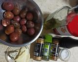 Foto del paso 1 de la receta: Papas en baño de rocquefort (Botanas para TV, 1 de 5)