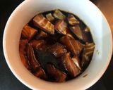 Hình bước làm 1 của món Cá hồi ngâm tương