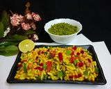 A picture of step 3 of Dry Bhel.