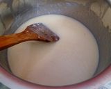 A picture of step 1 of Eggless chocolate cake.