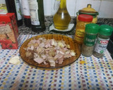 Foto del paso 1 de la receta: Espaguetis con lomo y especias