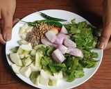 A picture of step 2 of AAM CHICKEN RECIPE/SUMMER HOLIDAY CHICKEN / MANGO CHICKEN.