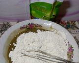 Foto langkah ke 2 dari resep Bolu kukus pisang matcha.