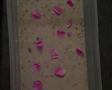 A picture of step 4 of Gulkand rose petal ice cream.