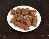 A picture of step 12 of Orange Chocolate Burst Cheesecake.