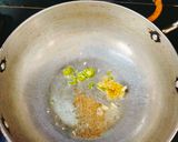 A picture of step 1 of Sev tamatar nu shaak (Gujarati dinner sabji with phulka).