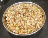 A picture of step 2 of Sabudana Vada.