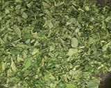 A picture of step 1 of Aalu methi ka salan with chupri roti🥔🥦🌶.
