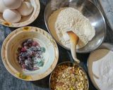 A picture of step 1 of Bakery style dry fruit cake(without oven).