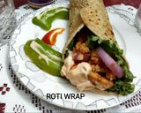A picture of step 4 of Chicken Roti Wrap.