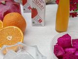 Orange Pitaya Yogurt Slushie
