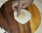 A picture of step 2 of Suji mawa gujiya.