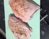 A picture of step 1 of Seared duck breasts in honey, soy and ginger.