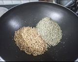 A picture of step 1 of Bhaidku (Gujarati Traditional Visrati Vangi).