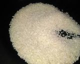 A picture of step 1 of Rice flour Laduu.