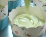 รูปขั้นตอนการทำที่ 4 ของ คัพเค้กไข่ขาวรสชาเขียว