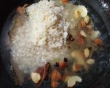 A picture of step 4 of Modur pulav.