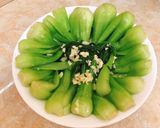 Hình bước làm 2 của món Cải thìa sốt dầu hào 🍲🌱