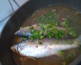 豆豉燒煮薑絲豆仔魚的食譜步驟3照片