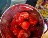 A picture of step 1 of Italian sauce.
