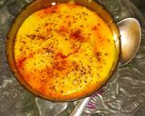 A picture of step 11 of Moong dal kadhi and no frying pakori.