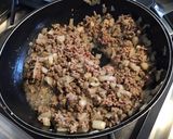 Une image de l'étape 6 de Blettes pommes de terre et patate douce au bœuf et oignon.