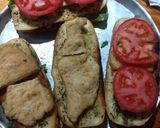 Foto del paso 8 de la receta: Suprema entre panes de estragón y ensalada de rúcula y parmesano