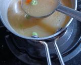 A picture of step 4 of Sweet Corn Mix Vegetable Soup.
