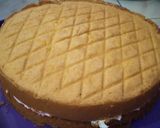 Foto langkah ke 4 dari resep 410.Vanilla Sponge Cake (Base Cake).